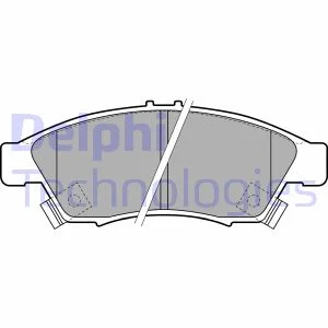 Комплект гальмівних колодок передн, SUZUKI LIANA 1.3/1.4D/1.6 07.01- Delphi LP1739
