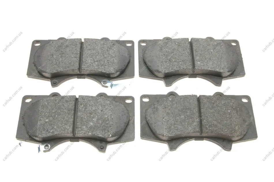 Комплект гальмівних колодок передн, LEXUS GX, LX MITSUBISHI PAJERO IV TOYOTA 4 RUNNER IV, 4 RUNNER V, COROLLA, FJ CRUISER, FORTUNER, HILUX VII, HILUX VIII, LAND CRUISER 1.4-5.7 03.96- Delphi LP1782 (фото 1)