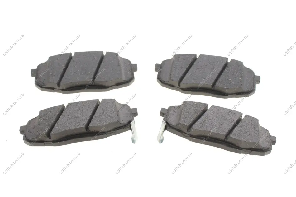 Комплект гальмівних колодок передн, HYUNDAI I30, KONA KIA CARENS I, CEE\'D, CERATO II, CERATO KOUP II, PRO CEE\'D 1.0-2.0LPG 03.00- Delphi LP1819 (фото 1)