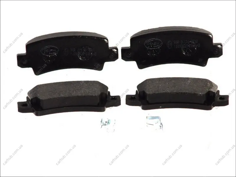 Комплект гальмівних колодок задн, TOYOTA COROLLA, COROLLA VERSO 1.4-2.0D 05.97-03.08 Delphi LP1864 (фото 1)