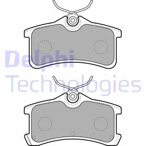 Комплект гальмівних колодок задн, TOYOTA AVENSIS, COROLLA 1.4-2.0D 09.97-02.03 Delphi LP1917 (фото 1)