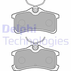 Комплект гальмівних колодок задн, TOYOTA AVENSIS, COROLLA 1.4-2.0D 09.97-02.03 Delphi LP1917