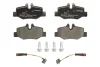 Комплект гальмівних колодок задн, MERCEDES VIANO (W639), VITO / MIXTO (W639), VITO (W639) 2.1D-Electric 09.03- Delphi LP1939 (фото 1)
