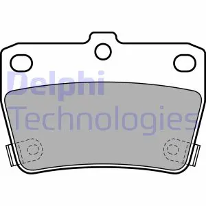 Комплект гальмівних колодок задн, CHERY TIGGO TOYOTA RAV 4 II 1.6-2.4 05.00-10.16 Delphi LP1942 (фото 1)