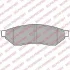 Комплект гальмівних колодок задн, CHEVROLET EPICA, EVANDA DAEWOO EVANDA 2.0/2.0D/2.5 08.02- Delphi LP1946 (фото 1)