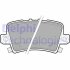 Комплект гальмівних колодок задн, HONDA CIVIC VIII 1.4-2.2D 09.05-12.12 Delphi LP1971 (фото 1)