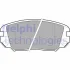 Комплект гальмівних колодок передн, HONDA CIVIC VIII HYUNDAI GRANDEUR, SONATA V KIA OPIRUS 1.6-3.8 01.05-05.13 Delphi LP1974 (фото 1)