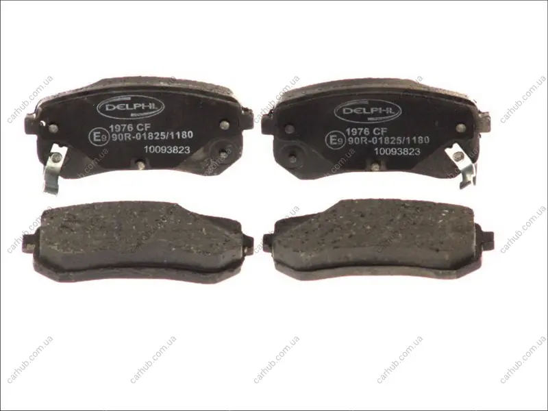 Комплект гальмівних колодок задн, HYUNDAI I10 I KIA PICANTO I, PICANTO II 1.0-1.2LPG 04.04-05.18 Delphi LP1976 (фото 1)