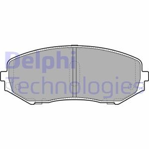 Тормозные колодки, дисковые Delphi LP2001 (фото 1)