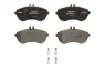 Комплект гальмівних колодок передн, MERCEDES C (C204), C T-MODEL (S204), C (W204), E (A207), E (C207), E T-MODEL (S212), E (W212), SLC (R172), SLK (R172) 1.6-3.0 01.07- Delphi LP2028 (фото 1)