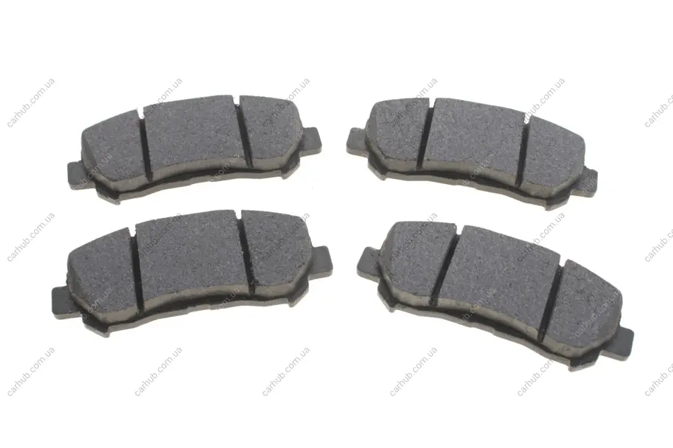 Комплект гальмівних колодок передн, NISSAN JUKE, NAVARA, QASHQAI +2, QASHQAI I, ROGUE, X-TRAIL, X-TRAIL II SUZUKI KIZASHI 1.5D-2.5D 05.98- Delphi LP2031 (фото 1)