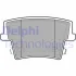 Комплект гальмівних колодок задн, CHRYSLER 300C DODGE CHALLENGER, CHARGER LANCIA THEMA 2.7-6.4 09.04- Delphi LP2035 (фото 1)