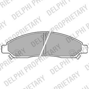 Гальмівні колодки, дискові Delphi LP2037