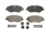 Комплект гальмівних колодок передн BREMBO IVECO DAILY III, DAILY IV, DAILY V, DAILY VI 550002E-F1CGL411C 05.99- Delphi LP2039 (фото 3)