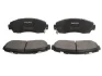 Комплект гальмівних колодок передн, HONDA CROSSTOUR I, CR-V II, CR-V III, CR-V IV, CR-V V, ODYSSEY SUBARU LEGACY VI 1.5-3.6 09.01- Delphi LP2046 (фото 1)