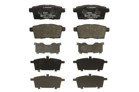 Комплект гальмівних колодок задн, FORD USA EDGE LINCOLN MKX MAZDA CX-7, CX-9 2.0-3.7 06.06- Delphi LP2052