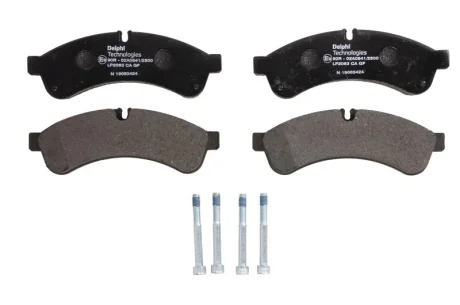 Комплект гальмівних колодок задн BREMBO IVECO DAILY IV, DAILY V, DAILY VI 550002E-F1CGL411C 05.06- Delphi LP2063