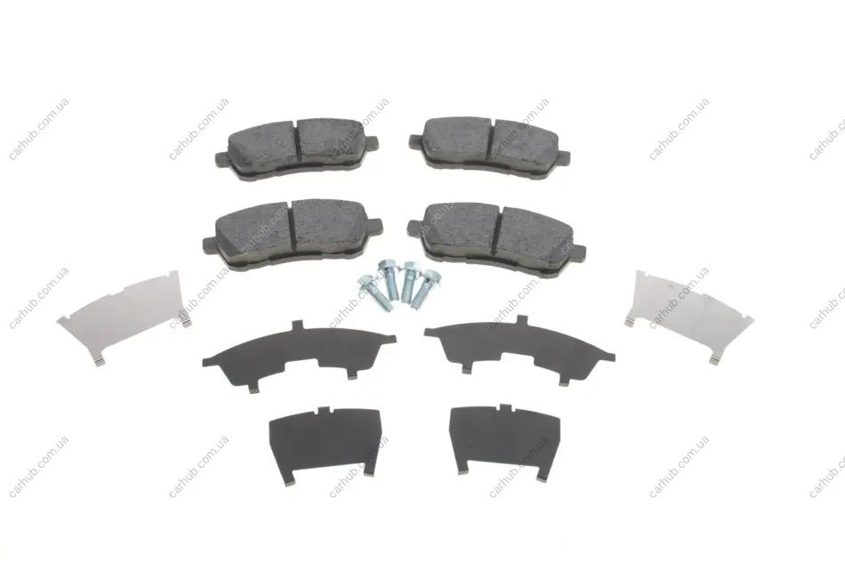 Комплект гальмівних колодок передн, DAIHATSU COPEN, MATERIA, SIRION FORD FIESTA, FIESTA VI MAZDA 2 SUBARU JUSTY IV SUZUKI BALENO, SWIFT IV, SWIFT V 1.0-1.6D 01.05- Delphi LP2069 (фото 1)