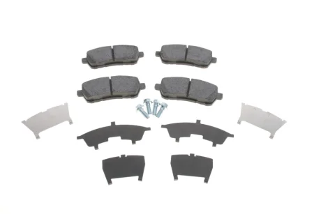 Комплект гальмівних колодок передн, DAIHATSU COPEN, MATERIA, SIRION FORD FIESTA, FIESTA VI MAZDA 2 SUBARU JUSTY IV SUZUKI BALENO, SWIFT IV, SWIFT V 1.0-1.6D 01.05- Delphi LP2069