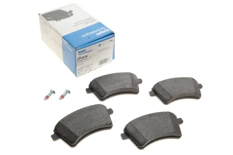 Комплект гальмівних колодок передн, MERCEDES CITAN MIXTO (DOUBLE CABIN), CITAN (MPV), CITAN/MINIVAN (W415) RENAULT KANGOO BE BOP, KANGOO EXPRESS, KANGOO II 1.2-Electric 10.01- Delphi LP2078