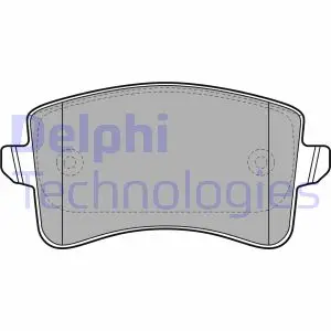 Комплект гальмівних колодок задн, AUDI A4 ALLROAD B8, A4 B8, A5, Q5 1.8-4.2 06.07-05.17 Delphi LP2106 (фото 1)