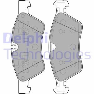 Тормозные колодки, дисковые Delphi LP2125