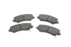 Комплект гальмівних колодок передн, CHRYSLER GRAND VOYAGER V, TOWN & COUNTRY, VOYAGER V DODGE GRAND, JOURNEY, NITRO FIAT FREEMONT JEEP CHEROKEE, COMPASS, WRANGLER III 2.0D-4.0 01.06- Delphi LP2143 (фото 1)