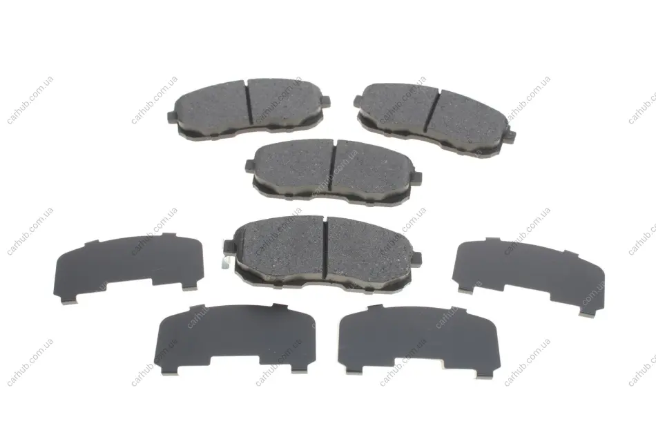 Комплект гальмівних колодок передн, NISSAN 200SX, CUBE, JUKE, MAXIMA VI, PRIMERA, PULSAR, QUEST, SENTRA VII, TEANA I, TIIDA, X-TRAIL I RENAULT LATITUDE SUZUKI SX4 1.2-3.5 09.88- Delphi LP2148 (фото 1)