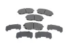 Комплект гальмівних колодок передн, NISSAN 200SX, CUBE, JUKE, MAXIMA VI, PRIMERA, PULSAR, QUEST, SENTRA VII, TEANA I, TIIDA, X-TRAIL I RENAULT LATITUDE SUZUKI SX4 1.2-3.5 09.88- Delphi LP2148 (фото 1)