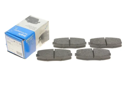 Комплект гальмівних колодок задн, LEXUS LX TOYOTA LAND CRUISER 200, LAND CRUISER 90, SEQUOIA, TUNDRA 3.0D-5.7ALK 02.00- Delphi LP2154
