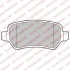 Комплект гальмівних колодок задн, LADA KALINA OPEL ASTRA F CLASSIC, ASTRA G, ASTRA G CLASSIC, ASTRA H, ASTRA H CLASSIC, ASTRA H GTC, COMBO, COMBO TOUR, CORSA C, MERIVA A 1.2-2.2D 01.98- Delphi LP2209 (фото 1)