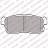 Комплект гальмівних колодок передн, MITSUBISHI MIRAGE / SPACE STAR VI NISSAN PIXO SUZUKI ALTO VI, ALTO VII, CELERIO, IGNIS II, IGNIS III 1.0-1.5 06.02- Delphi LP2219 (фото 1)