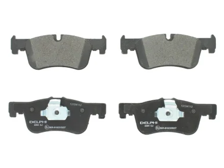 Комплект гальмівних колодок передн, BMW 1 (F20), 1 (F21), 2 (F22, F87), 2 (F23) 1.5-2.0D 07.11-06.21 Delphi LP2284