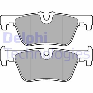 Тормозные колодки, дисковые Delphi LP2286