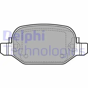 Комплект гальмівних колодок задн, FIAT 500, 500 C, 500L 0.9-1.6D 10.07- Delphi LP2475 (фото 1)