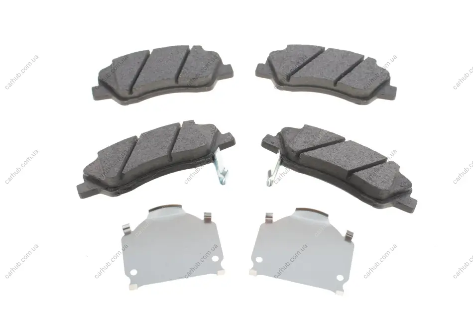 Комплект гальмівних колодок передн, GEELY EMGRAND HYUNDAI ACCENT IV, ACCENT V, BAYON, I20 ACTIVE, I20 II, I20 III, SOLARIS KIA RIO III, RIO IV, STONIC 1.0-1.8ALK 11.10- Delphi LP2497 (фото 1)