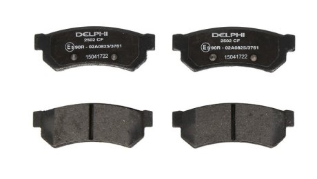 Тормозные колодки, дисковые Delphi LP2502 (фото 1)