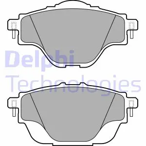 Комплект гальмівних колодок задн, DS DS 4 II, DS 7, DS 9 CITROEN C4 GRAND PICASSO II, C4 II, C4 PICASSO II, C4 SPACETOURER, C5 AIRCROSS, C5 X, GRAND C4 SPACETOURER 1.2-Electric 02.13- Delphi LP2509 (фото 1)