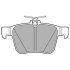 Комплект гальмівних колодок задн, AUDI A3, A8 D4, Q2, Q3, TT SEAT ATECA, LEON, LEON SC, LEON ST, LEON/HATCHBACK, TARRACO SKODA KODIAQ I, SUPERB III VW ARTEON 1.0-Electric 05.09- Delphi LP2697 (фото 1)
