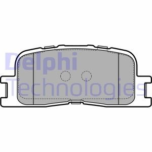 Тормозные колодки, дисковые Delphi LP2703