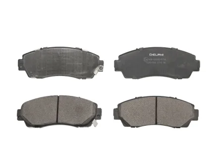 Комплект гальмівних колодок передн, HONDA CROSSTOUR I, CR-V IV, CR-V V, CR-V VI, ODYSSEY 1.5-3.5 09.05- Delphi LP2710