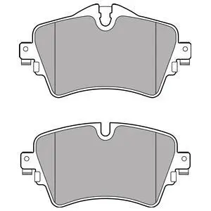 Комплект гальмівних колодок передн, BMW 2 (F45), 2 GRAN COUPE (F44), 2 GRAN TOURER (F46), X1 (F48), X2 (F39) MINI (F55), (F56), (F57), CLUBMAN (F54), COUNTRYMAN (F60) 1.5-2.0D 09.13- Delphi LP2717 (фото 1)