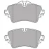 Комплект гальмівних колодок передн, BMW 2 (F45), 2 GRAN COUPE (F44), 2 GRAN TOURER (F46), X1 (F48), X2 (F39) MINI (F55), (F56), (F57), CLUBMAN (F54), COUNTRYMAN (F60) 1.5-2.0D 09.13- Delphi LP2717 (фото 1)
