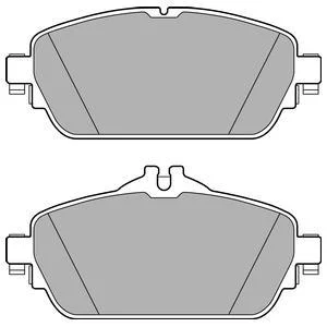 Комплект гальмівних колодок передн, MERCEDES C (A205), C (C205), C T-MODEL (S205), C (W205), E (A238), E (C238), E T-MODEL (S213), E (W213) 1.5-2.2D 12.13- Delphi LP2764