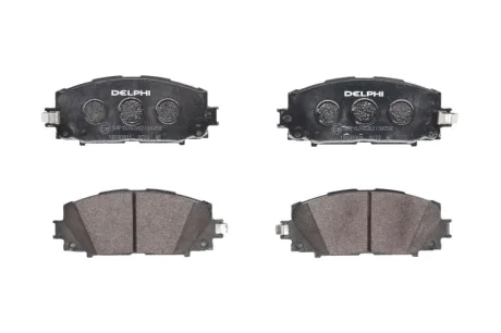 Комплект гальмівних колодок передн, LEXUS CT TOYOTA PRIUS, PRIUS C, PRIUS PLUS, YARIS 1.5/1.5H/1.8H 11.05- Delphi LP3273