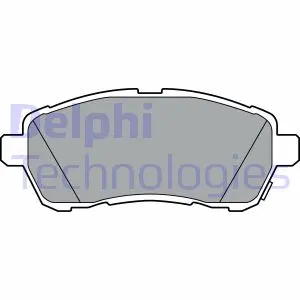 Комплект гальмівних колодок передн, FORD FIESTA VI SUZUKI BALENO, SWIFT IV, SWIFT V, SWIFT VI 1.0-1.6D 02.10- Delphi LP3364 (фото 1)