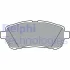 Комплект гальмівних колодок передн, FORD FIESTA VI SUZUKI BALENO, SWIFT IV, SWIFT V, SWIFT VI 1.0-1.6D 02.10- Delphi LP3364 (фото 1)