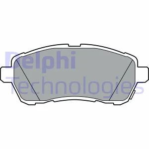 Комплект гальмівних колодок передн, FORD FIESTA VI SUZUKI BALENO, SWIFT IV, SWIFT V, SWIFT VI 1.0-1.6D 02.10- Delphi LP3364
