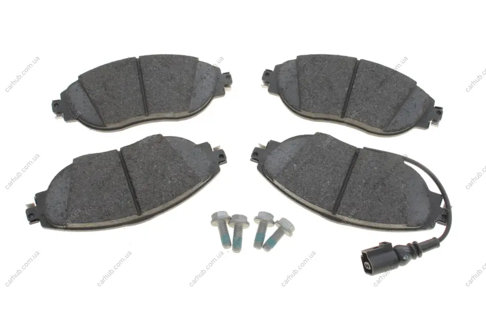 Комплект гальмівних колодок передн, AUDI A3, A3 ALLSTREET, Q2, Q3 CUPRA ATECA, FORMENTOR, LEON, LEON SPORTSTOURER SEAT ALHAMBRA, LEON, LEON SC, LEON ST, TARRACO SKODA KODIAQ I 1.0-2.0D 05.11- Delphi LP3389 (фото 1)