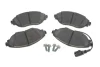 Комплект гальмівних колодок передн, AUDI A3, A3 ALLSTREET, Q2, Q3 CUPRA ATECA, FORMENTOR, LEON, LEON SPORTSTOURER SEAT ALHAMBRA, LEON, LEON SC, LEON ST, TARRACO SKODA KODIAQ I 1.0-2.0D 05.11- Delphi LP3389 (фото 1)